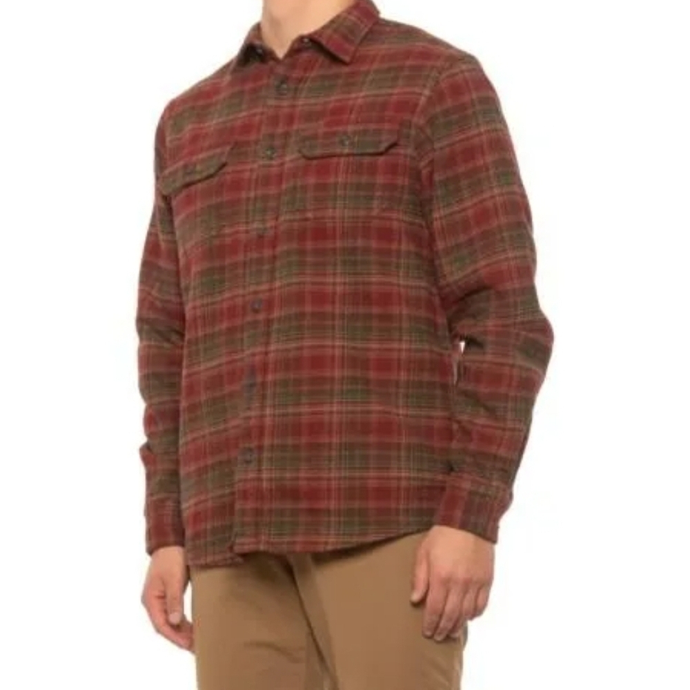 ORVIS | Heavyweight "Big Bear" Flannel Shacket‎ Shirt Jacket Pockets Plaid | XL